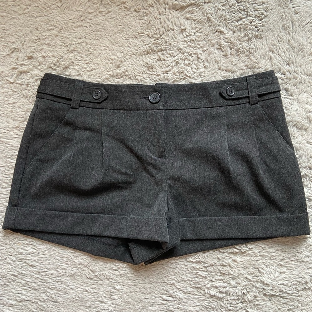 Express brand dark gray dress shorts